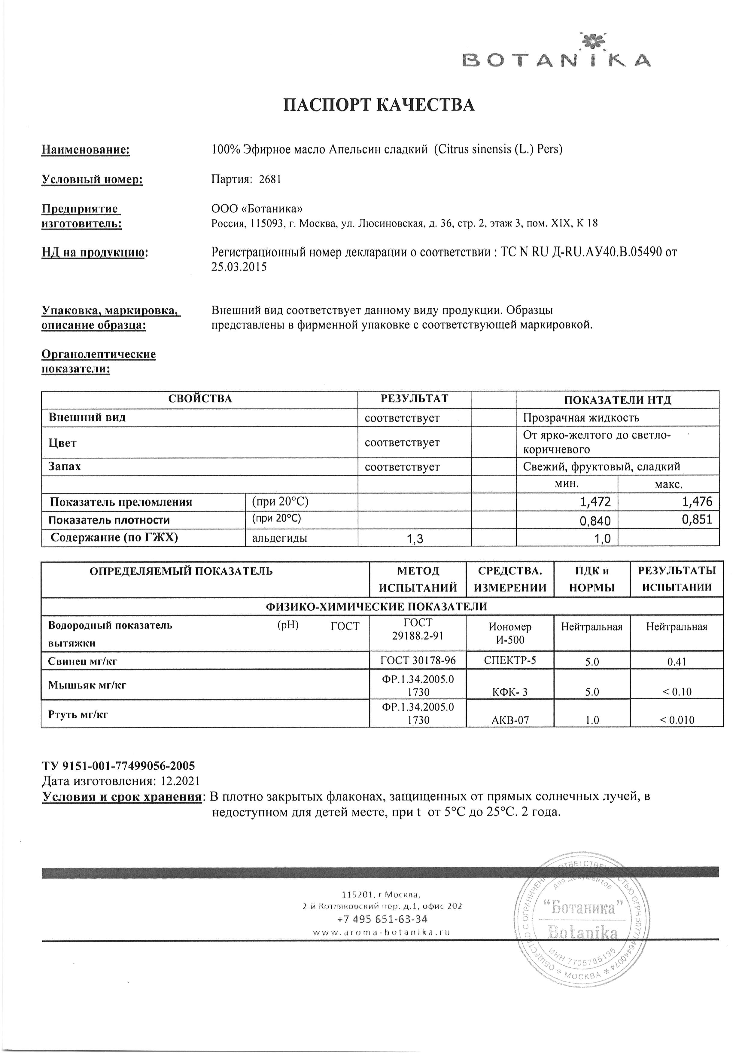 Паспорт №122021